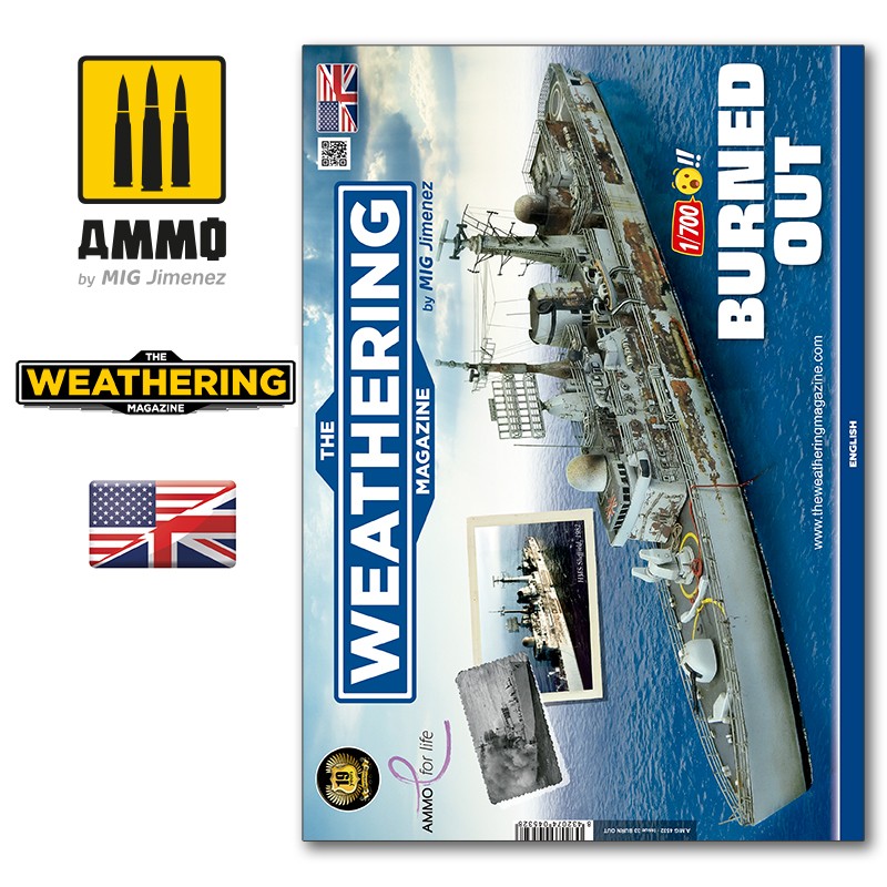 [���ܼ�] CG4532 [MIG AMMO] CG4532 The Weathering Magazine Issue 33: BURNED OUT - English