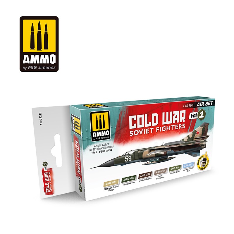 [ܼ] CG7240 [MIG AMMO] CG7240 COLD WAR VOL.1 SOVIET FIGHTERS SET