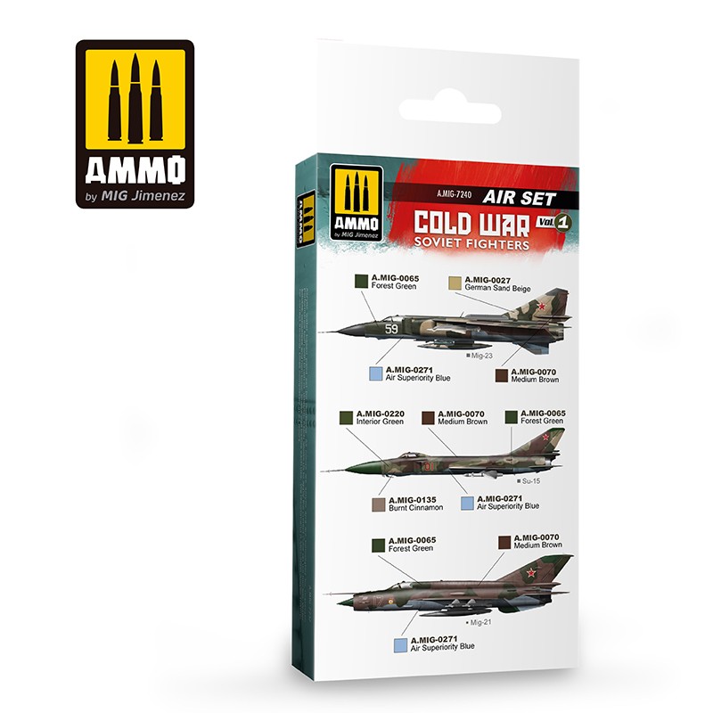 [ܼ] CG7240 [MIG AMMO] CG7240 COLD WAR VOL.1 SOVIET FIGHTERS SET
