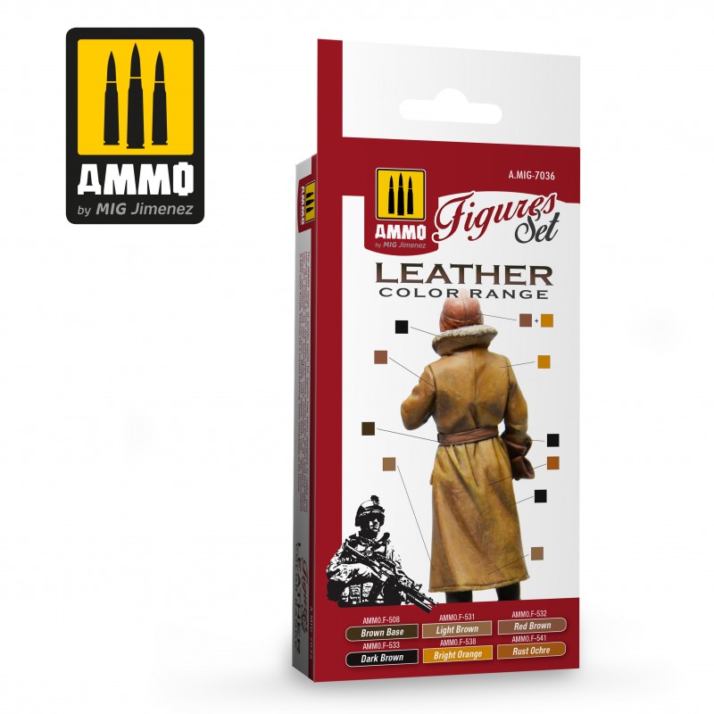 [ܼ] CG7036 [MIG AMMO] CG7036 LEATHER FIGURES SET