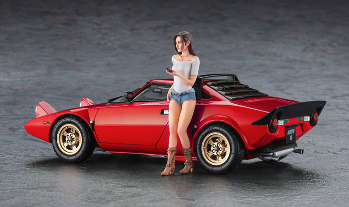 [ܼ] BH20543 [Hasegawa] BH20543 1/24 Lancia Stratos HF Stradale w/Italian Girls Figure