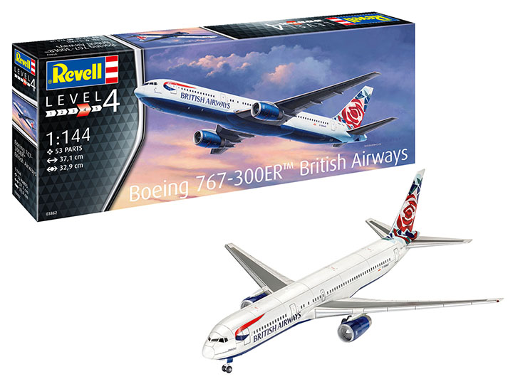 [ܼ] BV3862 [Revell Gmbh] BV3862 1/144 Boeing B767-300ER British Airways