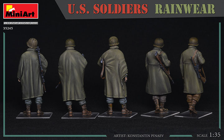 [ܼ] BE35245 [Miniart] BE35245 1/35 U.S.Soldiers Rainwear