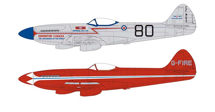 [ܼ] BB05139 [Airfix] BB05139 1/48 Supermarine Spitfire Mk XIV Civilian Schemes