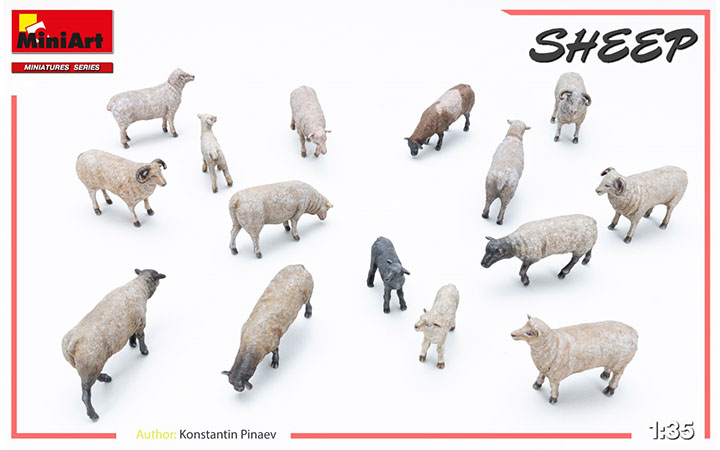 [ܼ] BE38042 [Miniart] BE38042 1/35 Sheep