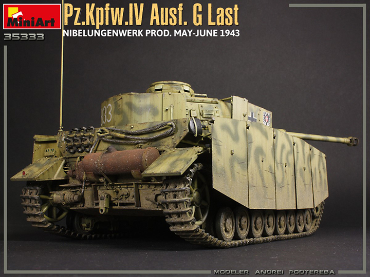 [���ܼ�] BE35333 [Miniart] BE35333 1/35 Pz.Kpfw.IV Ausf.G Last/Ausf.H Early.Nibelungenwerk Prod.May-June 1943.2 in 1 Interior Kit