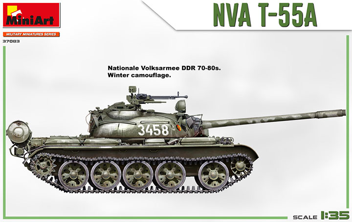 [���ܼ�] BE37083 [Miniart] BE37083 1/35 T-55A NVA