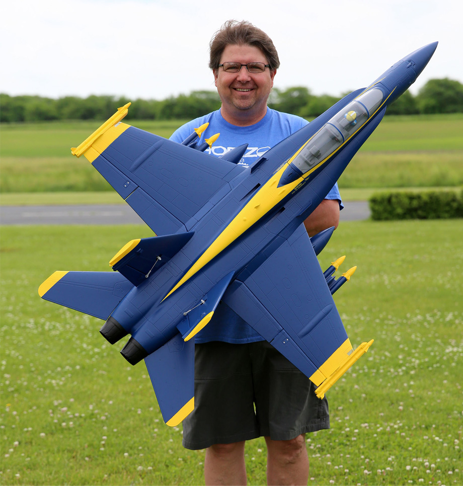 [���ܼ�] EFL13970 [E-FLITE] 980mm F-18 Blue Angels 80mm EDF ARF Plus