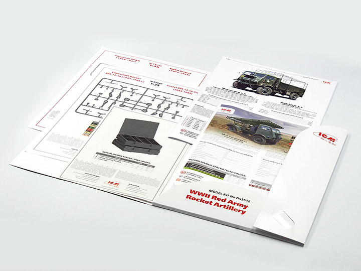 [���ܼ�] BICMDS3512 [ICM] BICMDS3512 1/35 WWII Red Army Rocket Artilery BM-13-16