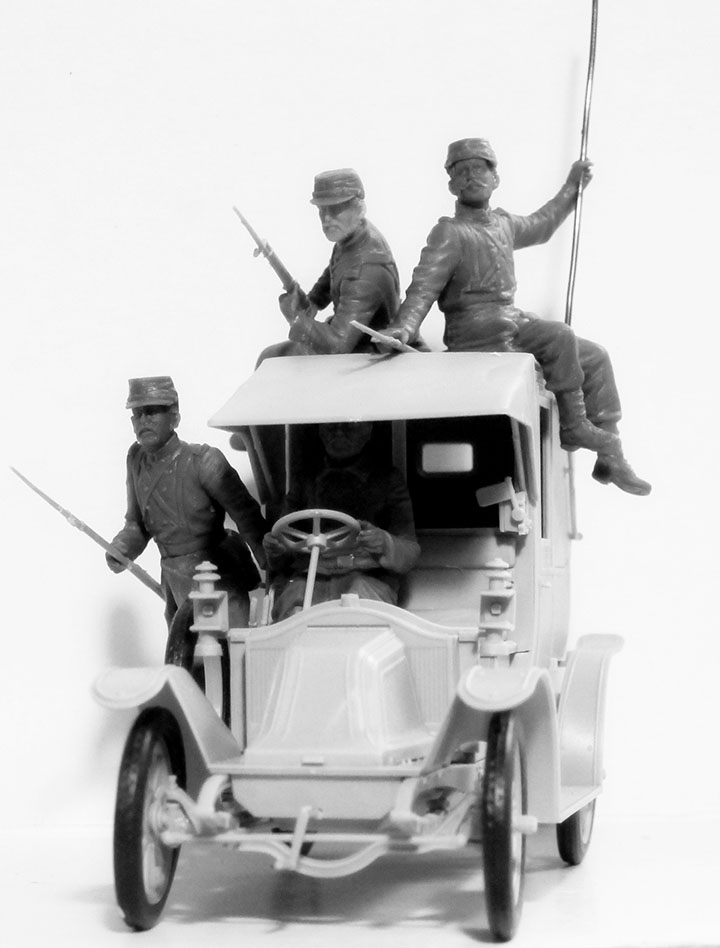 [ܼ] BICM35660 [ICM] BICM35660 1/35 Battle of the Marne (1914), Taxi car with French Infantry-   