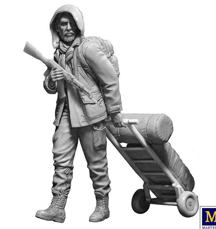 [���ܼ�] CM24076 [MasterBox] CM24076 1/24 Post Apocalyptic Series.The last Bridge.Kit No.4 Vadim