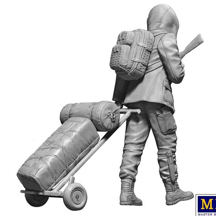 [���ܼ�] CM24076 [MasterBox] CM24076 1/24 Post Apocalyptic Series.The last Bridge.Kit No.4 Vadim