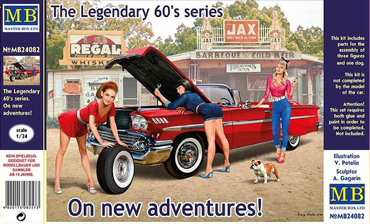[���ܼ�] CM24082 [MasterBox] CM24082 1/24 The Legendary 60s Series On New Adventures