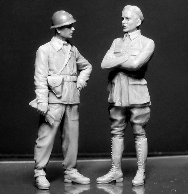 [���ܼ�] CM35134 [MasterBox] CM35134 1/35 Tankmen of WWI era