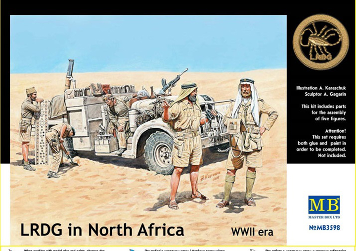 [ܼ] CM3598 [MasterBox] CM3598 1/35 LRDG in North Africa, WWII era -  
