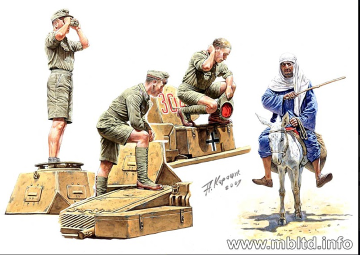 [���ܼ�] CM3559 [MasterBox] CM3559 1/35 Deutsches Afrika Korps, WWII Era- ���� ������