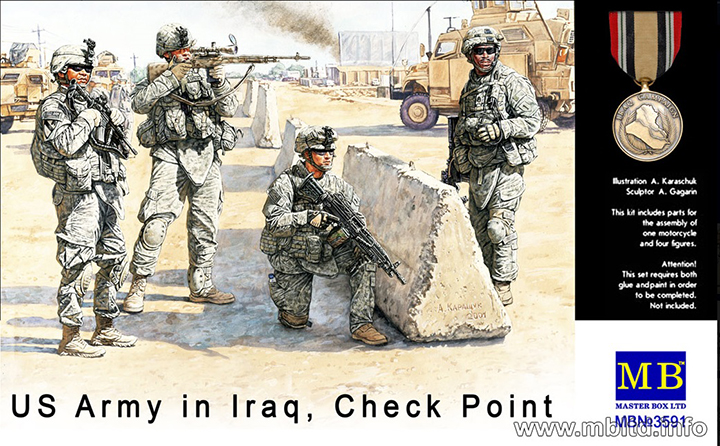 [ܼ] CM3591 [MasterBox] CM3591 1/35 US Check Point in Iraq