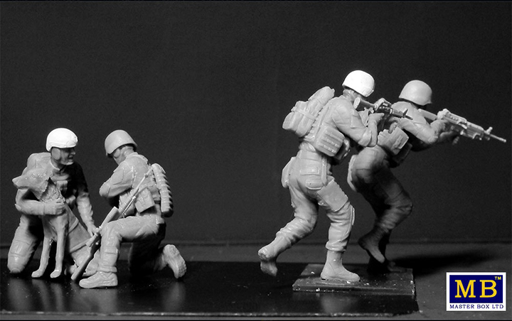 [ܼ] CM35181 [MasterBox] CM35181 1/35 No Soldier left behind - MWD Down