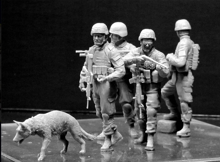 [���ܼ�] CM35154 [MasterBox] CM35154 1/35 Modern US infantrymen.