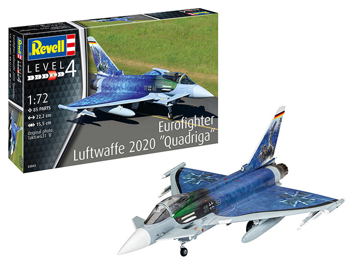 [���ܼ�] BV3843 [Revell Gmbh] BV3843 1/72 Eurofighter Typhoon Luftwaffe 2020 Quadriga