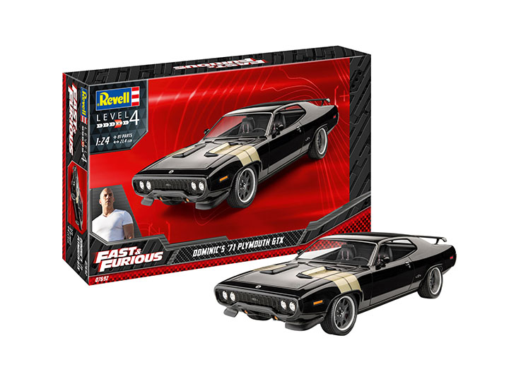 [ܼ] BV7692 [Revell Gmbh] BV7692 1/24 Fast and Furious - Dominics 1971 Plymouth GTX