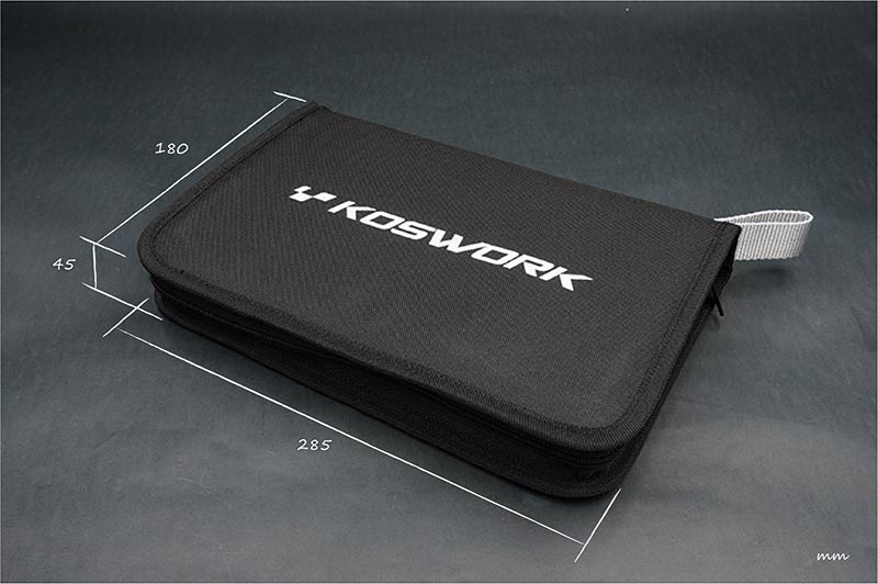 [���ܼ�] KOS32215 [KOSWORK] Foldable Tool Bag 285x180mm (w/parts box)