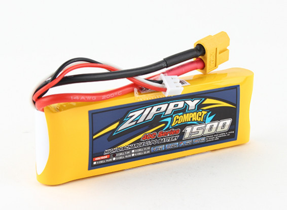 [ܼ] 9067000018-0 [TURNIGY] ZIPPY Compact 7.4V 1500mAh 40C Ƭ ͸