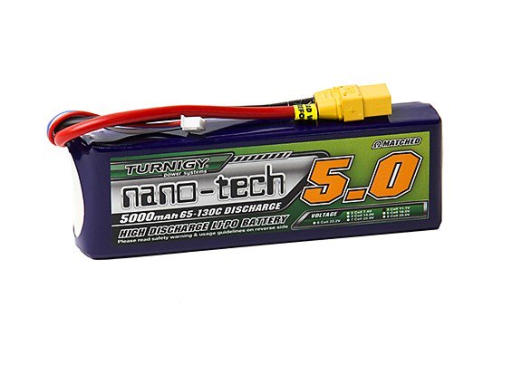 [ܼ] 9210000231-0 [TURNIGY] nano-tech 11.1V 5000mah 65C Ƭ ͸ (XT90 )