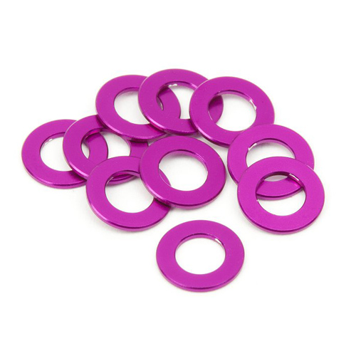 [ܼ] Z818-HPI [HPI] #Z818 - ALUMINUM WASHER 3x6x2.5mm (PURPLE/10pcs)