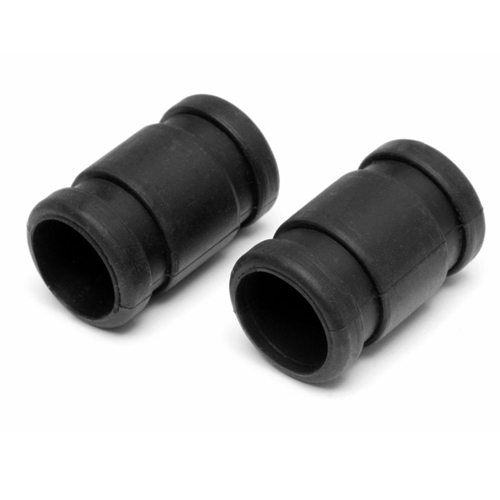 [ܼ] 86665-HPI [HPI] #86665 - SILICONE EXHAUST COUPLING (BLACK/HI TEMP/2pcs)