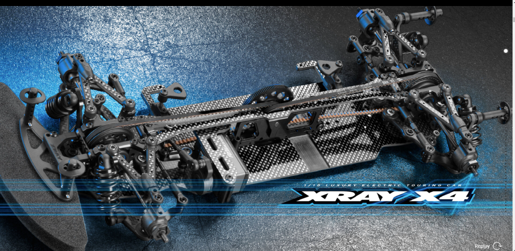 [ܼ] 300032 [XRAY] X4 - 2022 SPECS, GRAPHITE EDITION - 1/10 LUXURY ELECTRIC TC