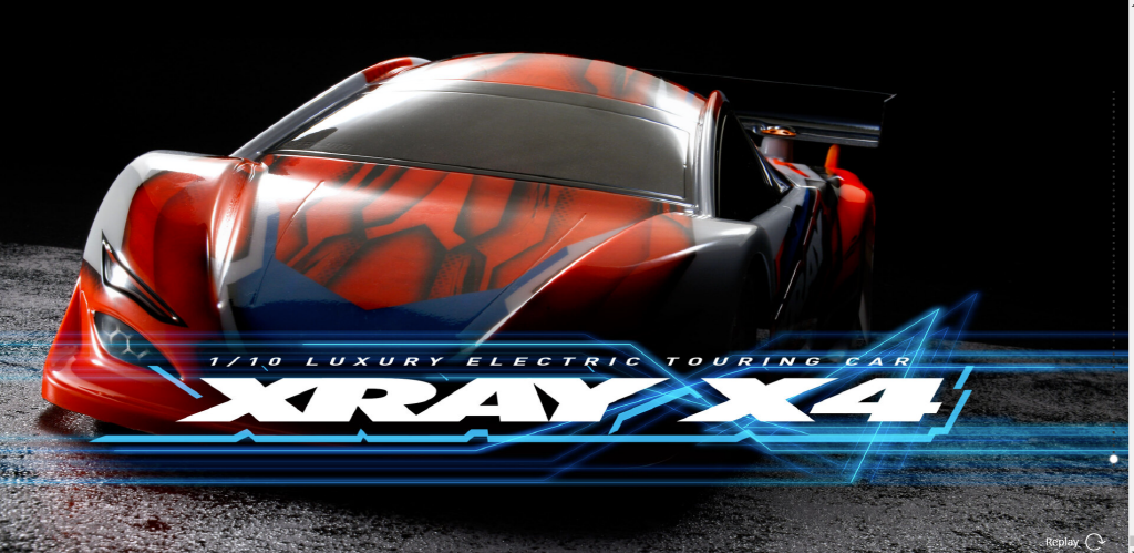 [ܼ] 300032 [XRAY] X4 - 2022 SPECS, GRAPHITE EDITION - 1/10 LUXURY ELECTRIC TC