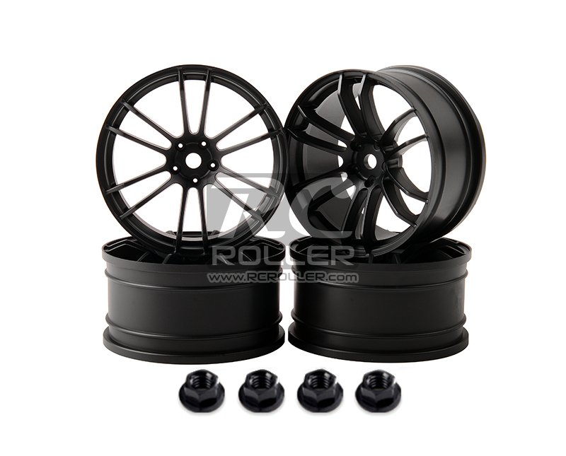 [ܼ] 102095FBK [MST] 102095FBK Flat black TSP wheel (+3) (4)