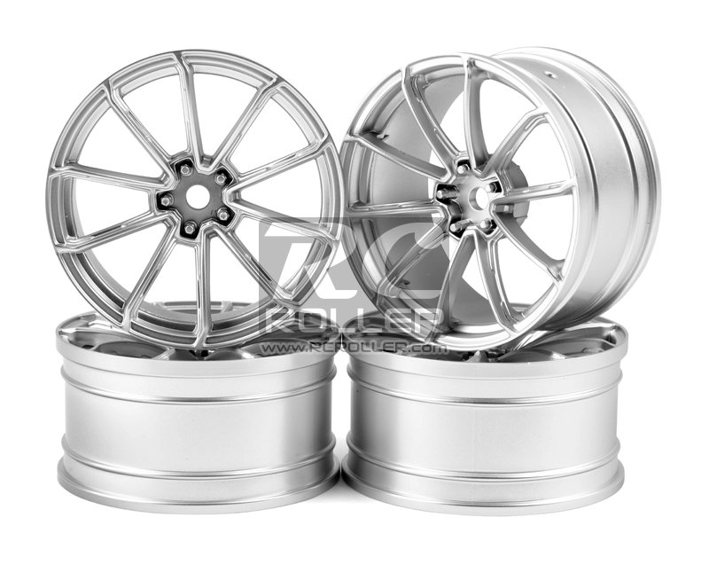 [ܼ] 102075FS [MST] 102075FS Flat silver GTR wheel (+3) (4)