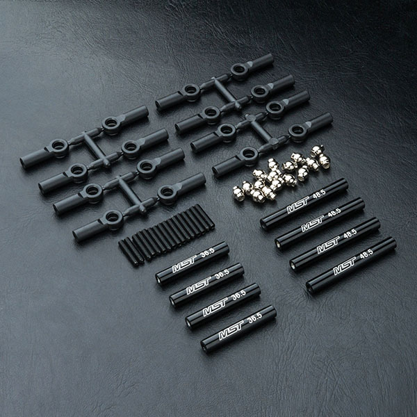 [���ܼ�] 210536BK [MST] CMX/CFX/CFX-W Alum. link set (242mm) (black)