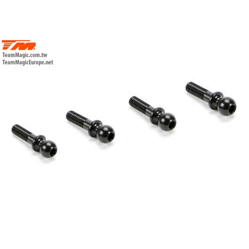 [���ܼ�] 503127A [TEAM MAGIC] Alum. 5x10mm Ball Stud (4)
