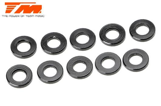 [���ܼ�] 130114BK [TEAM MAGIC] 3x6x1mm Washer(10)-BK