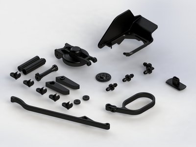 [���ܼ�] TD320285 [TEAM DURANGO] FUEL TANK MOULDED PART SET