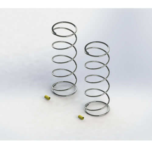 [���ܼ�] TD330784 [TEAM DURANGO] SHOCK SPRING 84mm YELLOW (62 gf/mm)(2pcs)