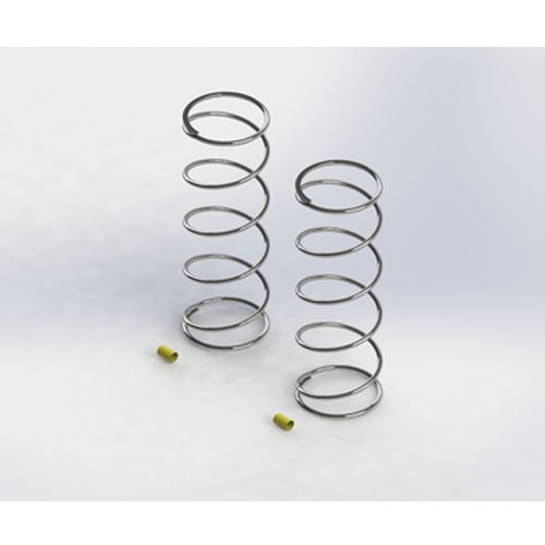 [���ܼ�] TD330780 [TEAM DURANGO] SHOCK SPRING 70mm YELLOW (80 gf/mm)(2pcs)