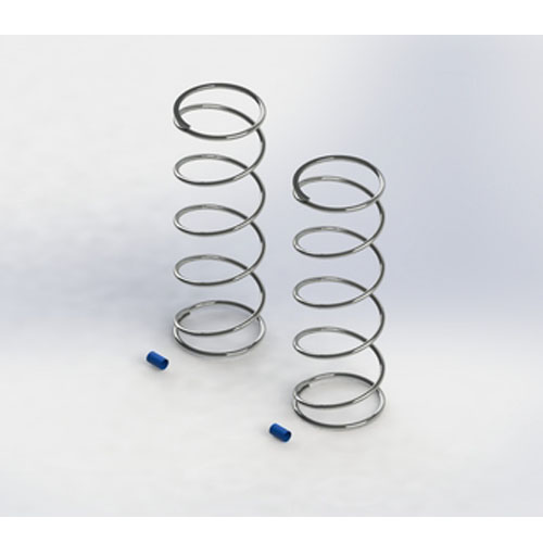 [���ܼ�] TD330782 [TEAM DURANGO] SHOCK SPRING 84mm BLUE (52 gf/mm)(2pcs)