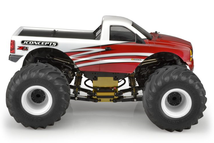 [���ܼ�] J-0399 [J-CONCEPTS] JConcepts 2005 Chevy 1500 MT Single Cab Monster Truck Body (Clear)