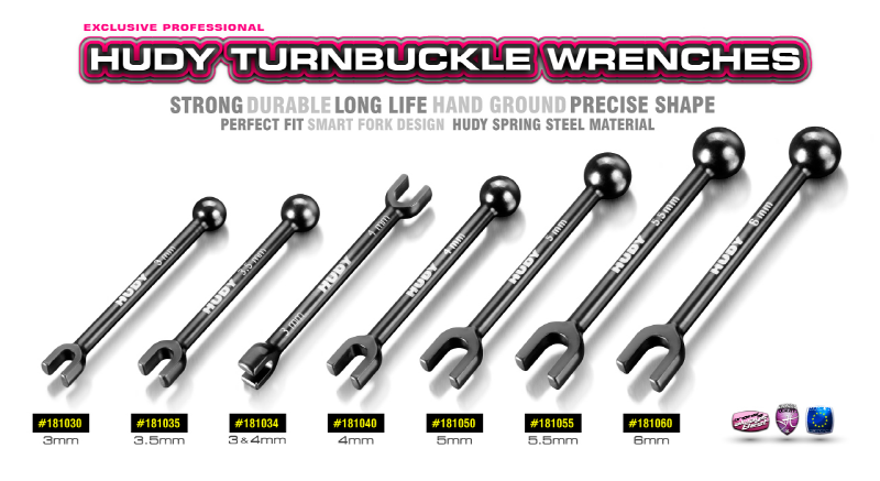 [���ܼ�] 181035 [HUDY] 181035 HUDY SPRING STEEL TURNBUCKLE WRENCH 3.5MM