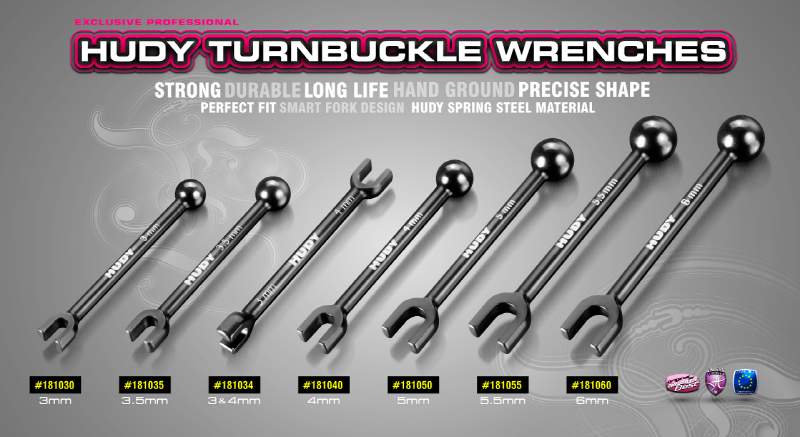 [���ܼ�] 181035 [HUDY] 181035 HUDY SPRING STEEL TURNBUCKLE WRENCH 3.5MM