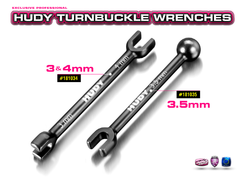 [���ܼ�] 181035 [HUDY] 181035 HUDY SPRING STEEL TURNBUCKLE WRENCH 3.5MM