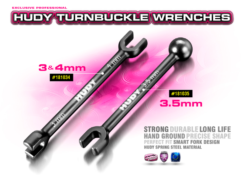 [���ܼ�] 181035 [HUDY] 181035 HUDY SPRING STEEL TURNBUCKLE WRENCH 3.5MM