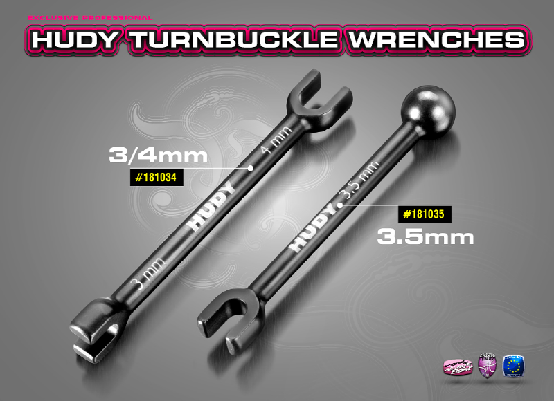 [���ܼ�] 181035 [HUDY] 181035 HUDY SPRING STEEL TURNBUCKLE WRENCH 3.5MM