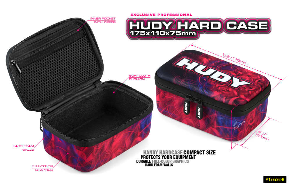 [���ܼ�] 199293-H [HUDY] 199293-H HUDY Hard Case Accessories Bag (��Ƽ, �ϵ� ���̽� ������) 175x110x75mm