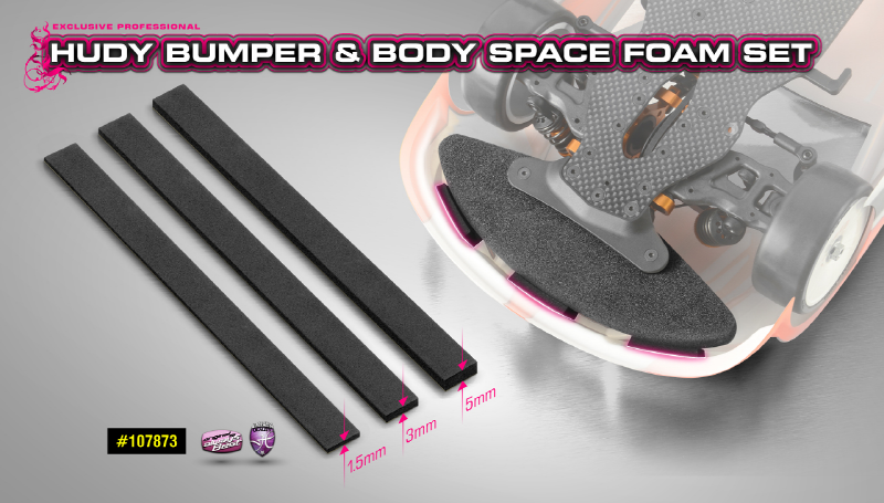 [���ܼ�] 107873 [HUDY] 107873 HUDY BUMPER & BODY SPACE SPONGE SET