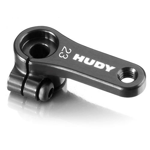 [ܼ] 293401 [HUDY] 293401 ALU CLAMP SERVO HORN - KO PROPO, JR, SANWA, AIRTRONICS - OFFSET - 23T